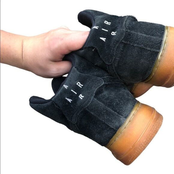 RARE 2016 Nike Air Force 1 High 07 LV8 Black Gum Size 12 - Picture 16 of 16